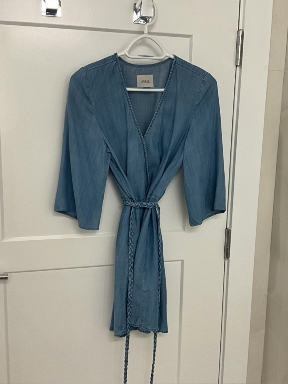 Guess Denim Blue dress with Braided Tie